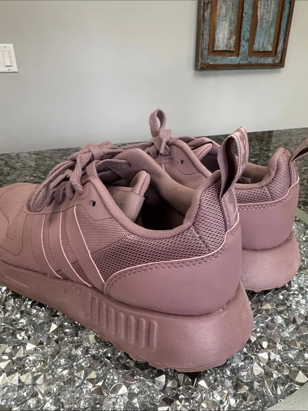 adidas Mauve Pink Runner athletic Sneakers M6 W8